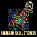 Hologram Skull Sticker